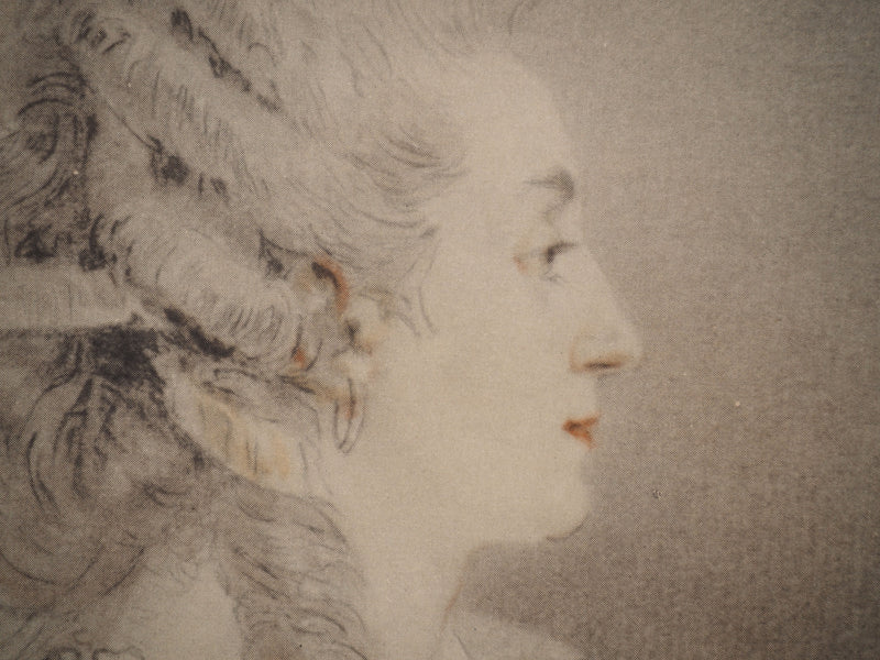 Augustin DE SAINT-AUBIN : Portrait de Madame De Saint-Aubin, Héliogravure originale (photo de détail 6) - Crédit photo : Galerie Art.Paris