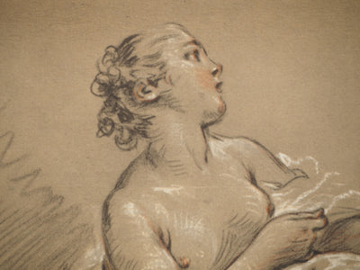 François BOUCHER : Femme nue sur le divan, Héliogravure originale (photo de détail 4) - Crédit photo : Galerie Art.Paris