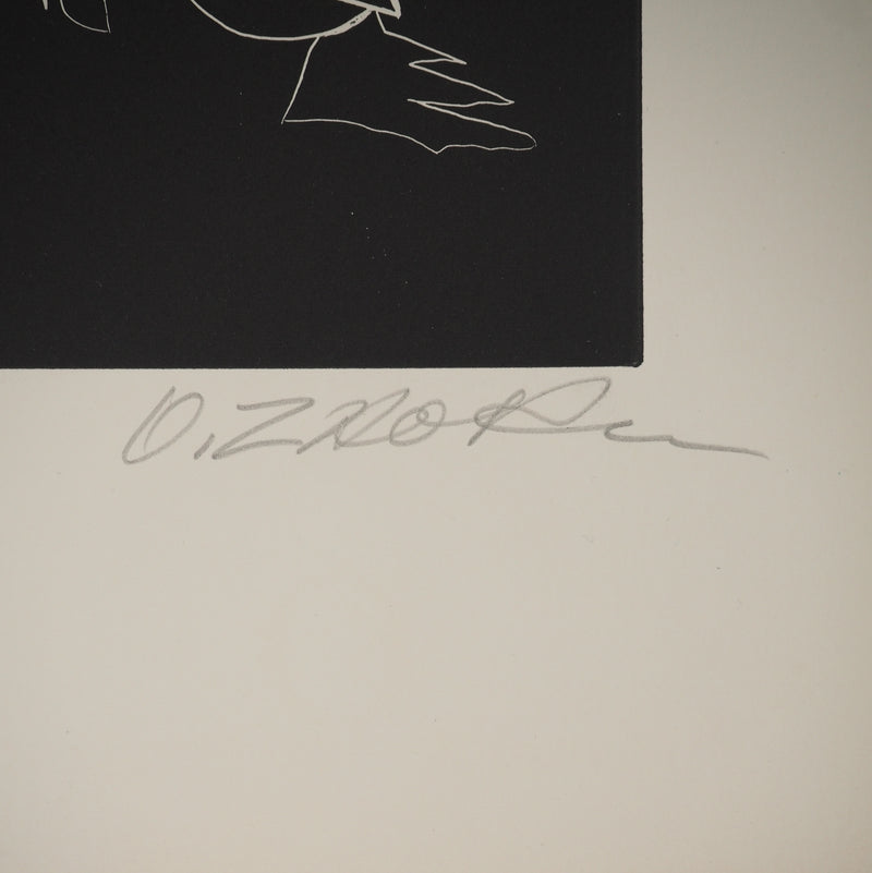 Ossip ZADKINE : Rencontre, Gravure originale (photo de détail 3) - Crédit photo : Galerie Art.Paris