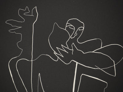 Ossip ZADKINE : Rencontre, Gravure originale (photo de détail 5) - Crédit photo : Galerie Art.Paris
