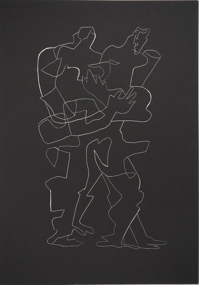 Ossip ZADKINE : Solitude métaphysique, Gravure originale (photo de détail 5) - Crédit photo : Galerie Art.Paris