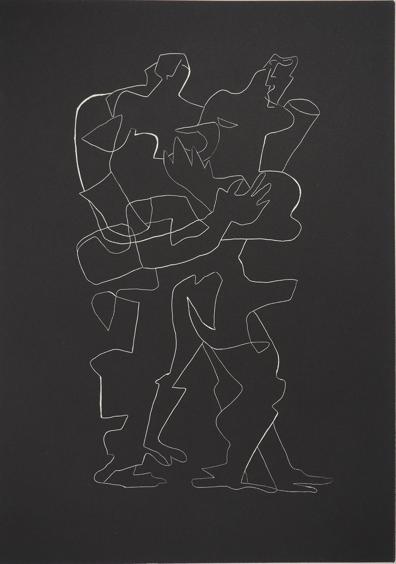 Ossip ZADKINE : Solitude métaphysique, Gravure originale (photo de détail 5) - Crédit photo : Galerie Art.Paris