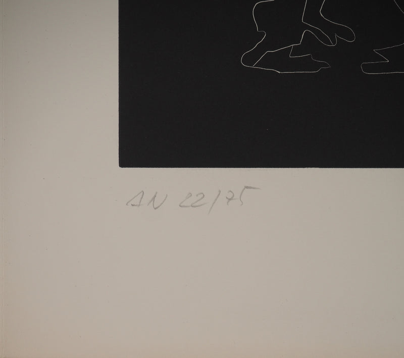 Ossip ZADKINE : Solitude métaphysique, Gravure originale (photo de détail 3) - Crédit photo : Galerie Art.Paris