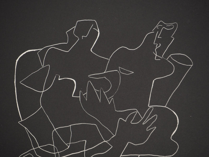 Ossip ZADKINE : Solitude métaphysique, Gravure originale (photo de détail 4) - Crédit photo : Galerie Art.Paris