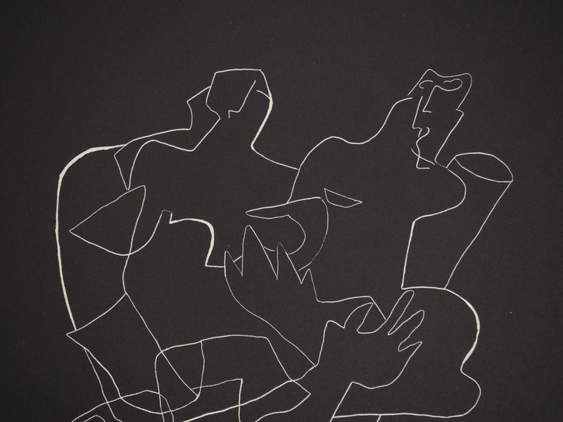 Ossip ZADKINE : Solitude métaphysique, Gravure originale (photo de détail 7) - Crédit photo : Galerie Art.Paris