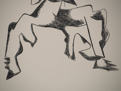 Ossip ZADKINE : Tendresse, Gravure originale (photo de détail 7) - Crédit photo : Galerie Art.Paris
