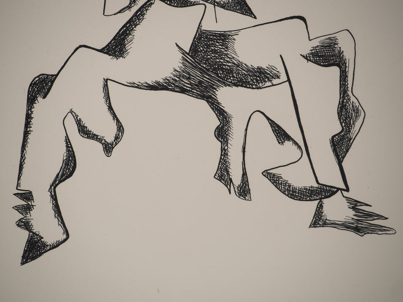 Ossip ZADKINE : Tendresse, Gravure originale (photo de détail 7) - Crédit photo : Galerie Art.Paris