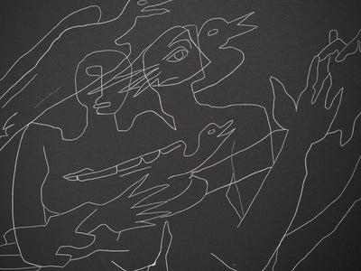 Ossip ZADKINE : Les colombes, Gravure originale (photo de détail 5) - Crédit photo : Galerie Art.Paris