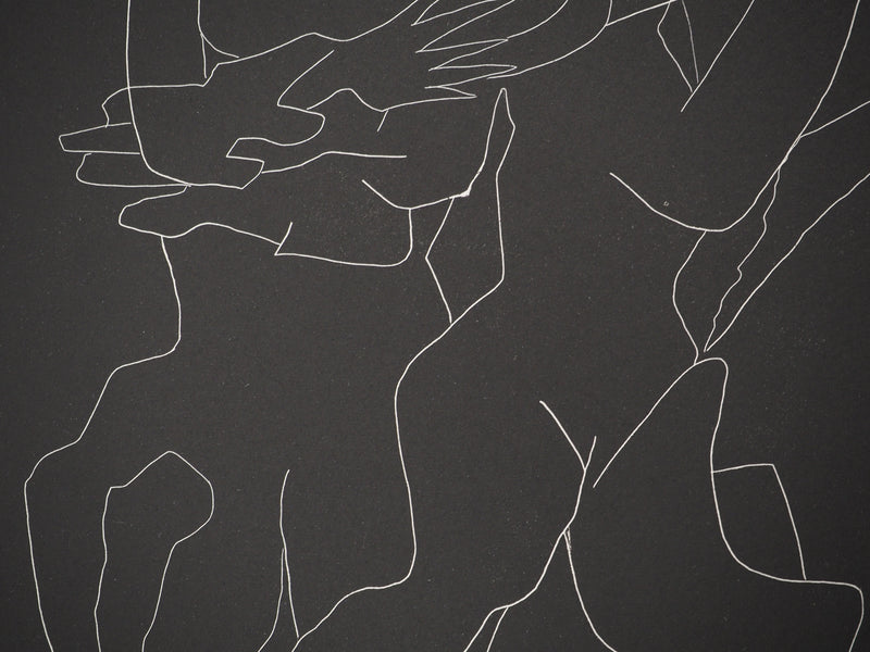 Ossip ZADKINE : Les colombes, Gravure originale (photo de détail 6) - Crédit photo : Galerie Art.Paris