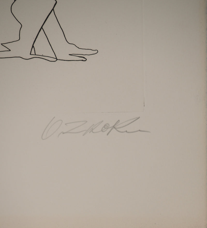 Ossip ZADKINE : Les amoureux, Gravure originale (photo de détail 3) - Crédit photo : Galerie Art.Paris