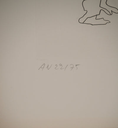 Ossip ZADKINE : Les amoureux, Gravure originale (photo de détail 4) - Crédit photo : Galerie Art.Paris