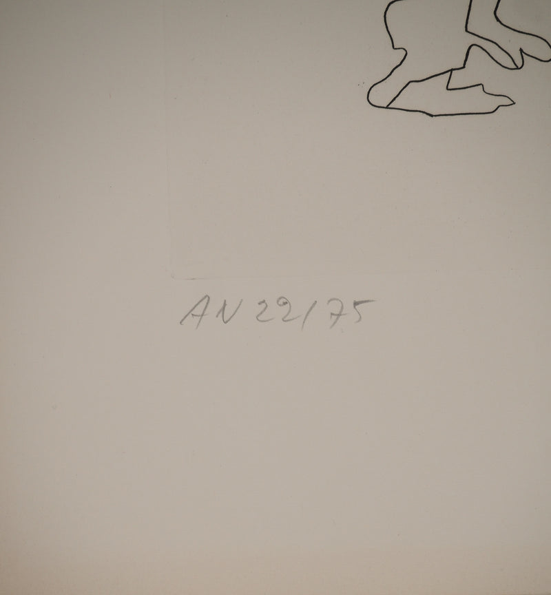 Ossip ZADKINE : Les amoureux, Gravure originale (photo de détail 4) - Crédit photo : Galerie Art.Paris