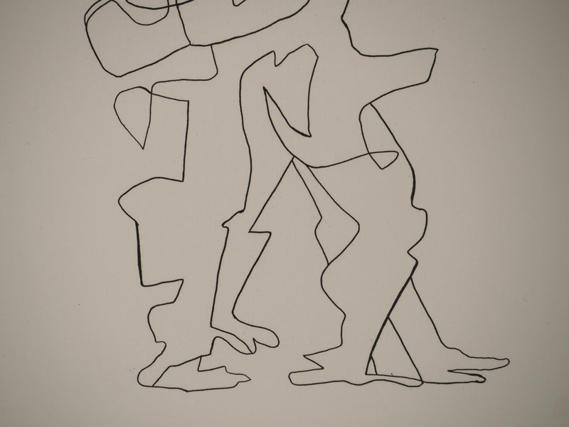 Ossip ZADKINE : Les amoureux, Gravure originale (photo de détail 6) - Crédit photo : Galerie Art.Paris