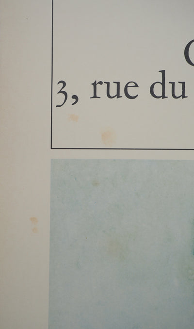 Gustave SINGIER : Fleurs, Affiche originale (photo de détail 8) - Crédit photo : Galerie Art.Paris