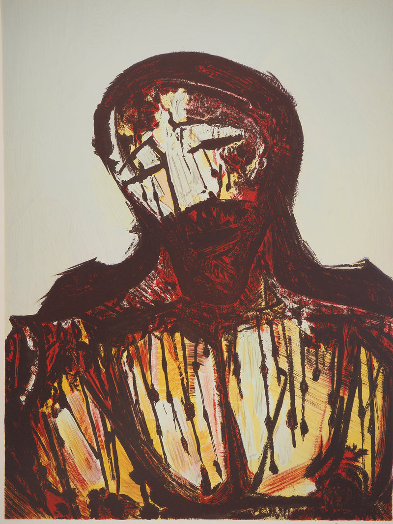 David ALFARO SIQUEIROS : Suite Mexicaine : Le Christ, Lithographie originale (photo de détail 2) - Crédit photo : Galerie Art.Paris