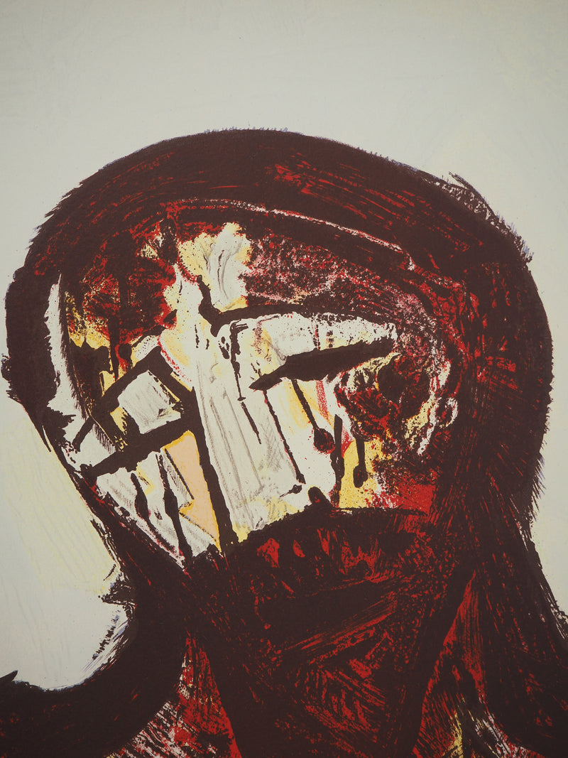 David ALFARO SIQUEIROS : Suite Mexicaine : Le Christ, Lithographie originale (photo de détail 4) - Crédit photo : Galerie Art.Paris