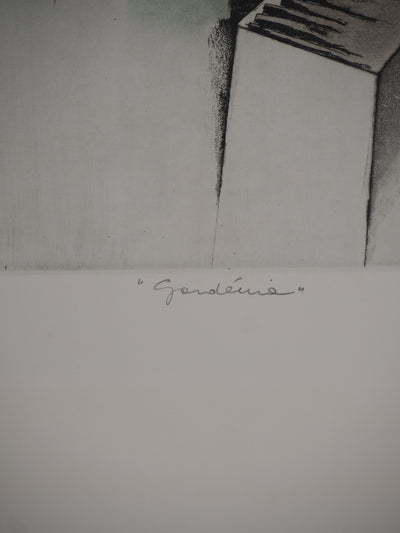 Annapia ANTONINI : Gardénia, Gravure originale (photo de détail 5) - Crédit photo : Galerie Art.Paris