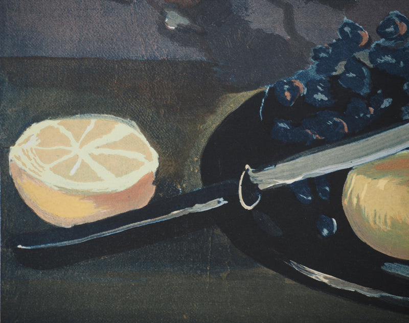 André DERAIN : Nature morte de nuit, Lithographie originale (photo de détail 4) - Crédit photo : Galerie Art.Paris