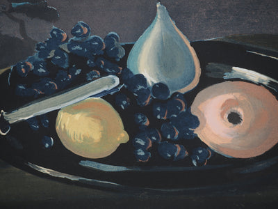 André DERAIN : Nature morte de nuit, Lithographie originale (photo de détail 5) - Crédit photo : Galerie Art.Paris