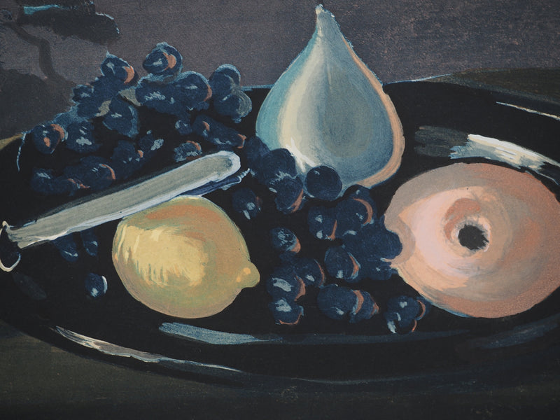 André DERAIN : Nature morte de nuit, Lithographie originale (photo de détail 5) - Crédit photo : Galerie Art.Paris