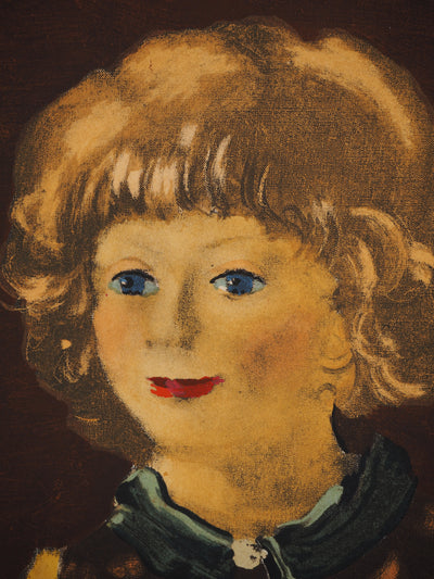 André DERAIN: Kleines Mädchen mit Trommel, Lithografie