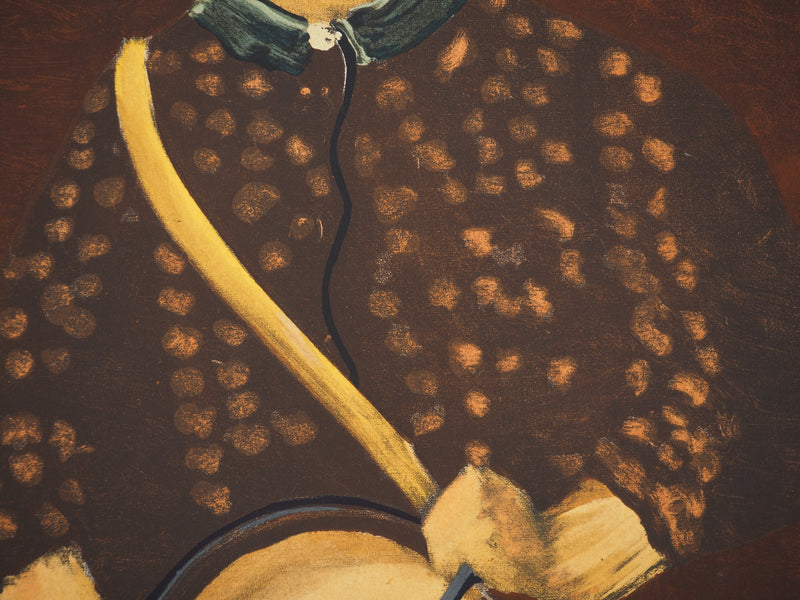 André DERAIN: Kleines Mädchen mit Trommel, Lithografie