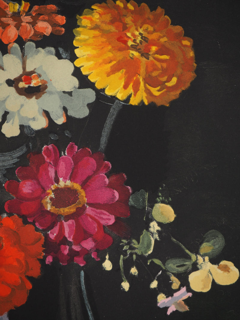 André DERAIN : Le bouquet de pivoines, Lithographie originale (photo de détail 5) - Crédit photo : Galerie Art.Paris