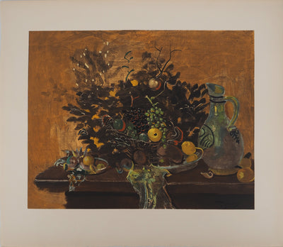 André DERAIN : Nature morte automnale, Lithographie originale (vue générale) - Crédit photo : Galerie Art.Paris