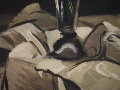 André DERAIN : Bouquet rouge, Lithographie originale (photo de détail 4) - Crédit photo : Galerie Art.Paris