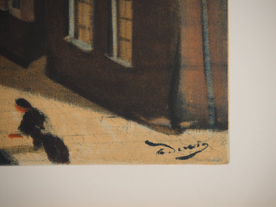 André DERAIN: Amiens crossed by the Somme, Signed lithograph