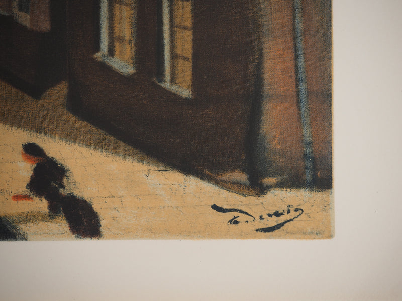 André DERAIN: Amiens crossed by the Somme, Signed lithograph