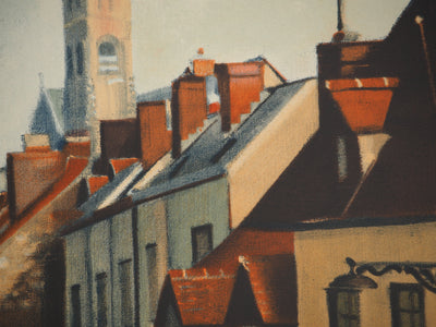 André DERAIN: Amiens crossed by the Somme, Signed lithograph