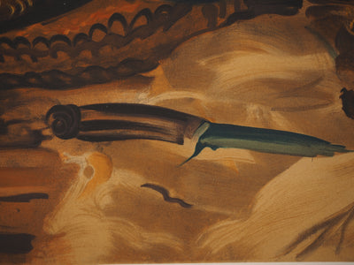 André DERAIN : La pêche du jour, Lithographie signée