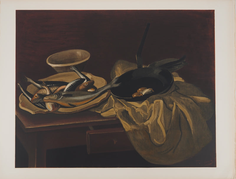 André DERAIN : Retour de pêche, Lithographie signée