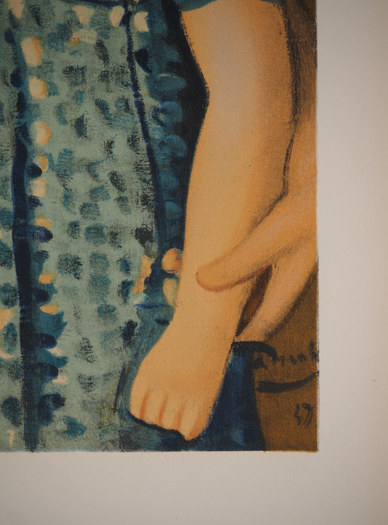 André DERAIN, Mutter und Tochter, Signierte Lithographie