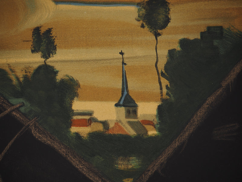 André DERAIN : Fermier et le cheval de trait, Lithographie signée