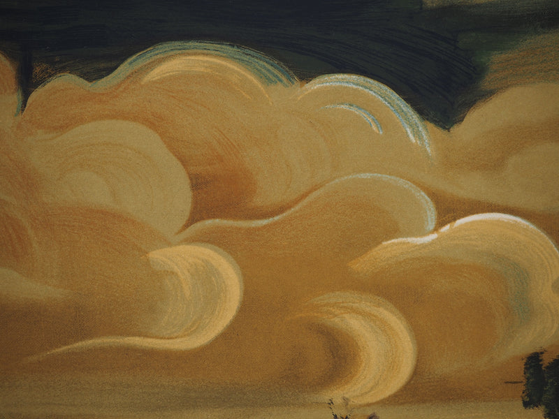 André DERAIN : Fermier et le cheval de trait, Lithographie signée
