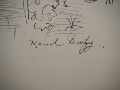 Raoul DUFY : Vins : La récolte, Lithographie originale (photo de détail 3) - Crédit photo : Galerie Art.Paris
