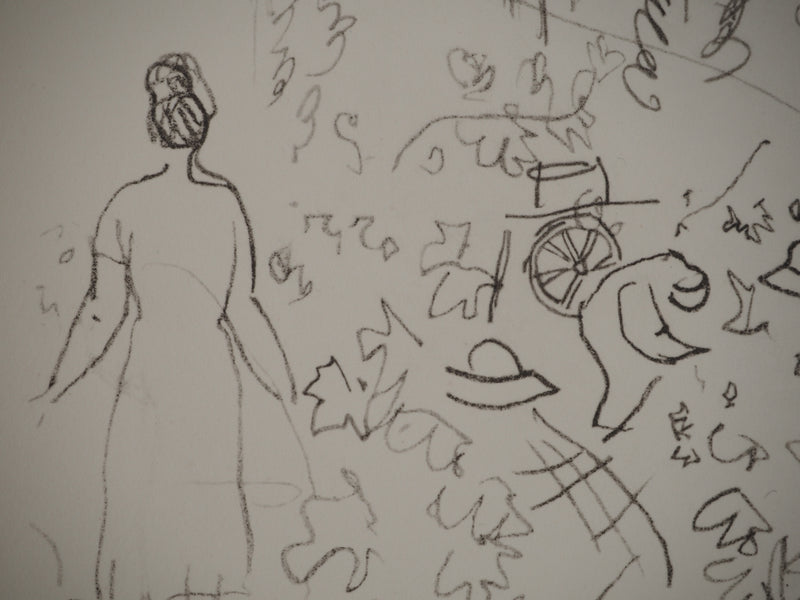 Raoul DUFY : Vins : La récolte, Lithographie originale (photo de détail 5) - Crédit photo : Galerie Art.Paris