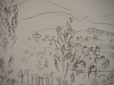 Raoul DUFY : Vins : La récolte, Lithographie originale (photo de détail 6) - Crédit photo : Galerie Art.Paris