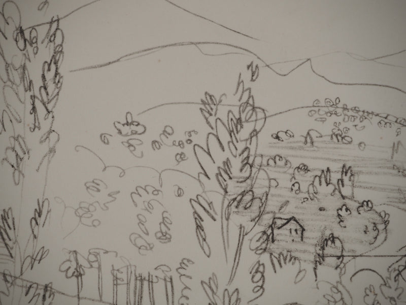 Raoul DUFY : Vins : La récolte, Lithographie originale (photo de détail 6) - Crédit photo : Galerie Art.Paris