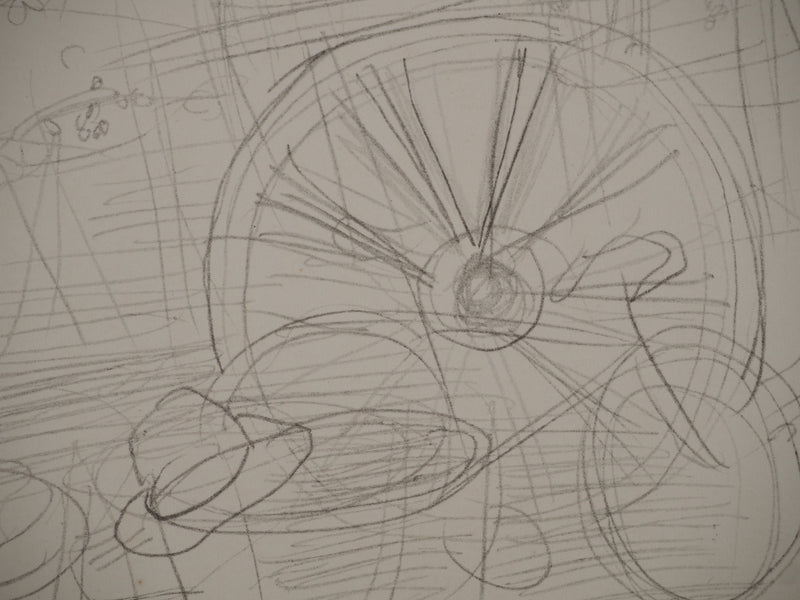 Raoul DUFY : Vins : Chariot aux paniers, Lithographie originale (photo de détail 5) - Crédit photo : Galerie Art.Paris