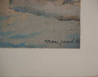 Max JACOB : Bretagne, La procession de la Vierge, Gravure originale (photo de détail 3) - Crédit photo : Galerie Art.Paris