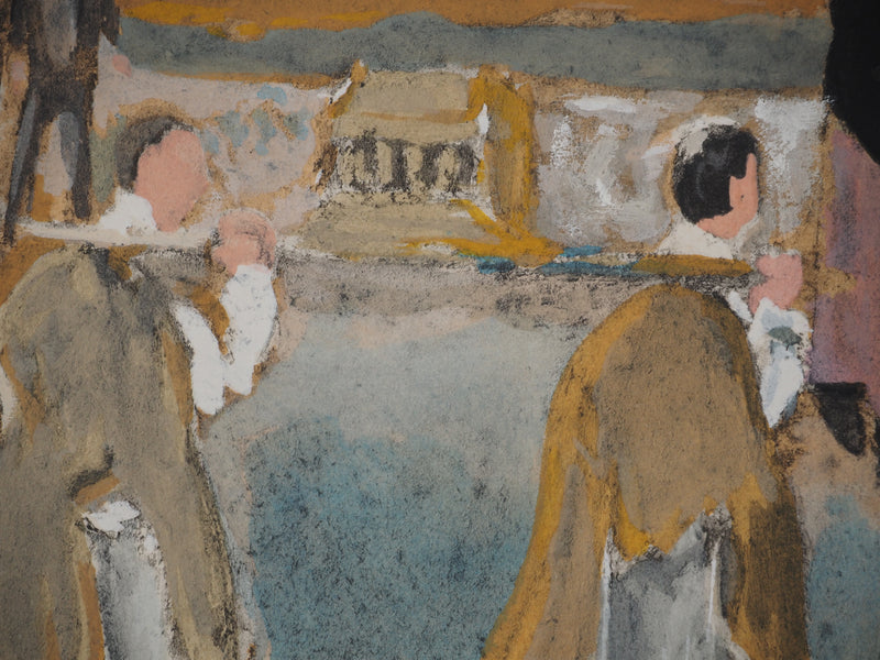 Max JACOB : Bretagne, La procession de la Vierge, Gravure originale (photo de détail 4) - Crédit photo : Galerie Art.Paris