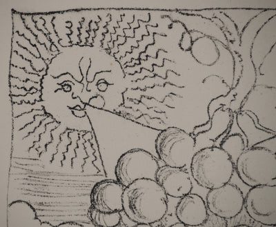 André DERAIN : Offrande à Dionysos, Lithographie originale (photo de détail 3) - Crédit photo : Galerie Art.Paris