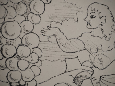 André DERAIN : Offrande à Dionysos, Lithographie originale (photo de détail 6) - Crédit photo : Galerie Art.Paris