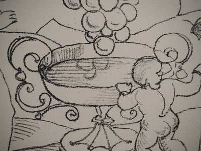 André DERAIN : Offrande à Dionysos, Lithographie originale (photo de détail 7) - Crédit photo : Galerie Art.Paris