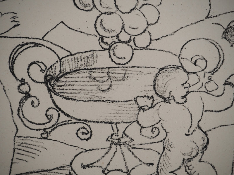 André DERAIN : Offrande à Dionysos, Lithographie originale (photo de détail 7) - Crédit photo : Galerie Art.Paris