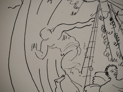 André DERAIN : Bateau dionysiaque, Lithographie
