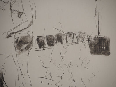 André DUNOYER DE SEGONZAC : Le vendangeur tropézien, Lithographie originale (photo de détail 4) - Crédit photo : Galerie Art.Paris